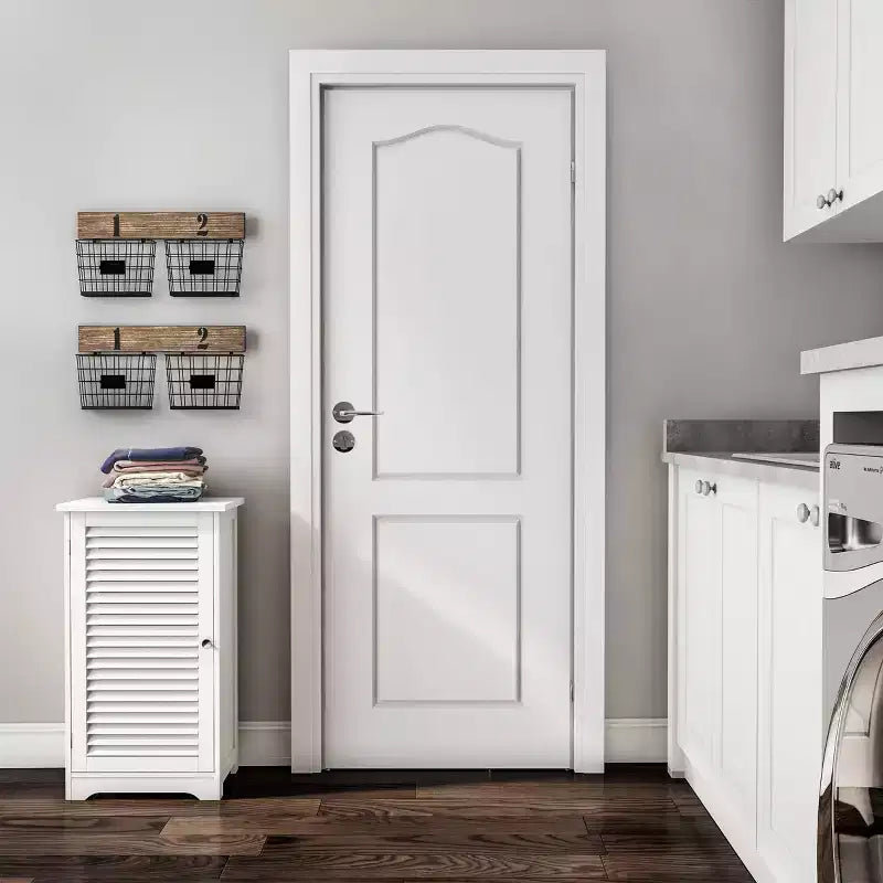 Meuble bas à volet blanc, une porte, montage par 1 personne