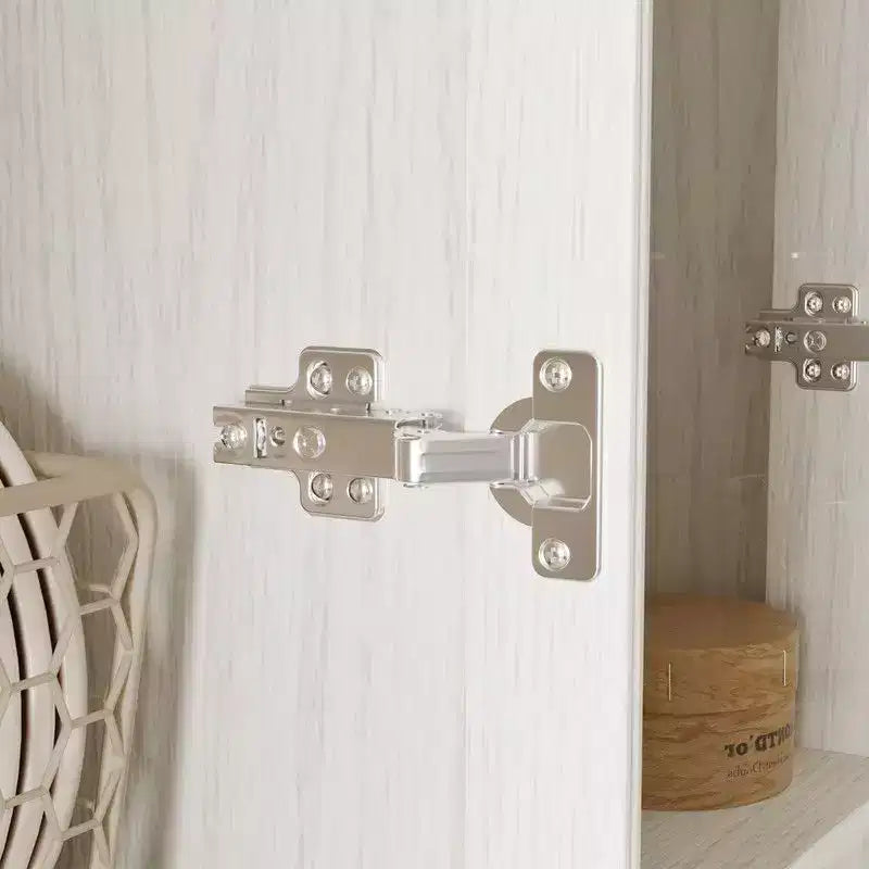 Vaisselier de cuisine marron/blanc avec portes vitrées – Armoire de rangement à 6 portes et 3 tiroirs, assemblage par 1 personne