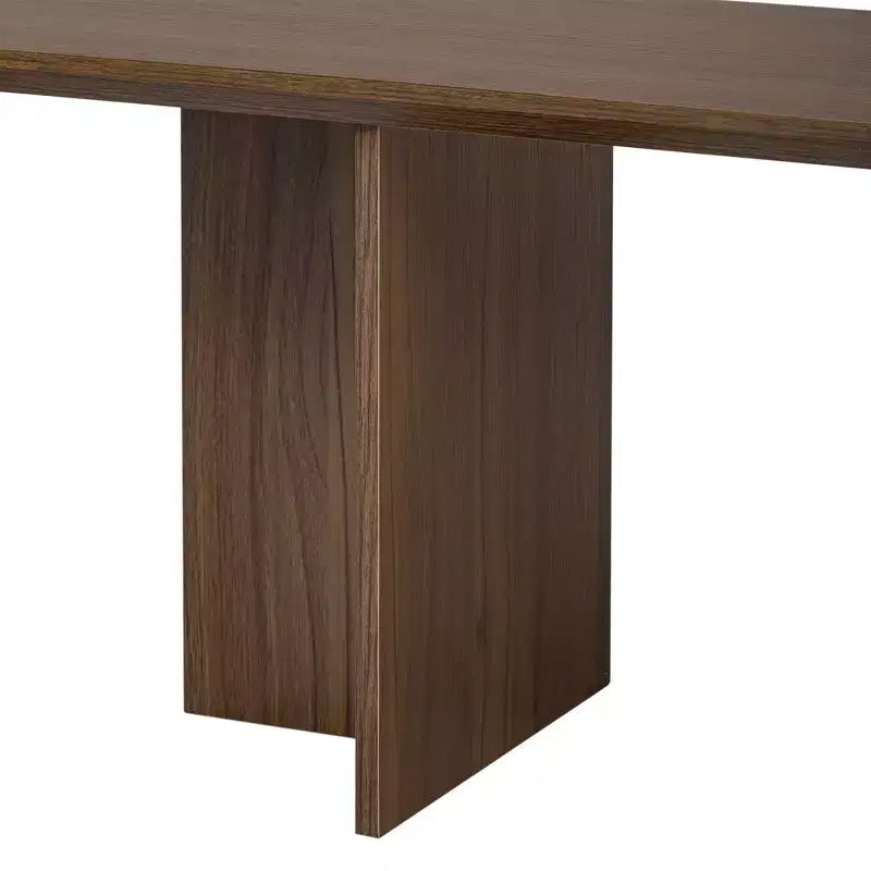 Meuble TV en noyer avec griffoir et rangement, extensible, pour téléviseurs jusqu'à 85 pouces