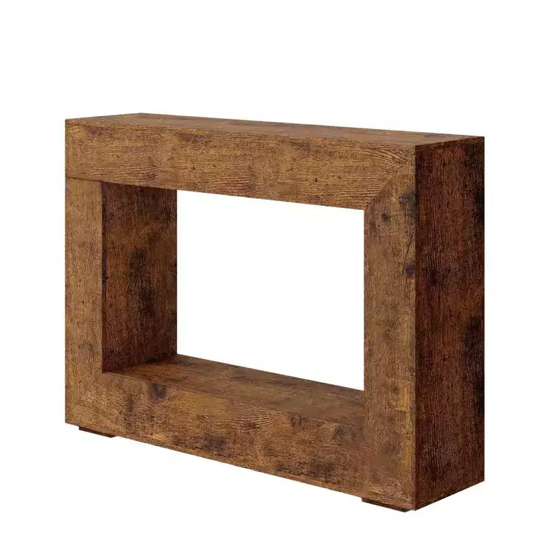 Console en bois marron rectangulaire, 1 pièce