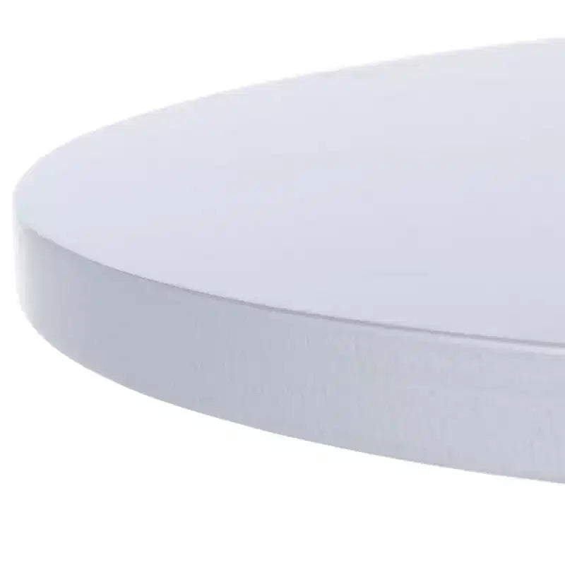 Table d'appoint ronde avec accent or/argent – 1 pièce