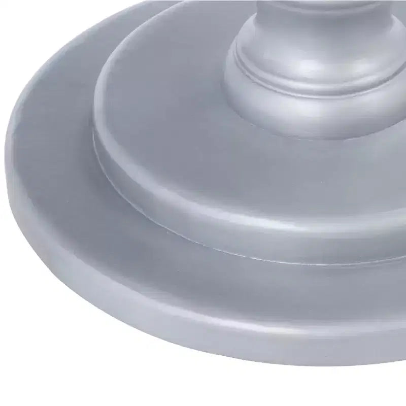 Table d'appoint ronde avec accent or/argent – 1 pièce