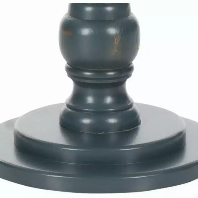 Table d'appoint ronde avec accent or/argent – 1 pièce
