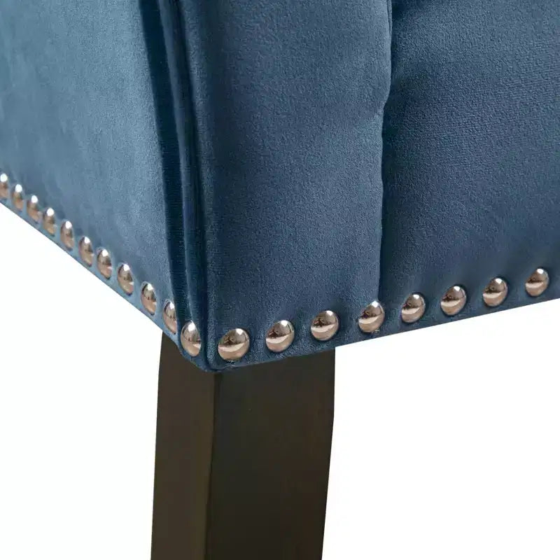 Banc d'appoint rembourré taupe / bleu ardoise / crème / gris / bleu – 1 place