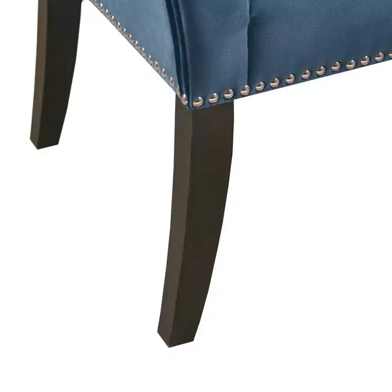 Banc d'appoint rembourré taupe / bleu ardoise / crème / gris / bleu – 1 place