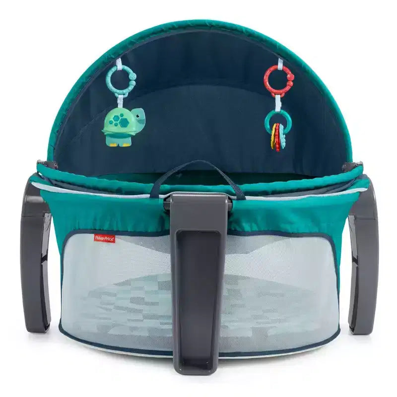 Dôme portable gris pour bébé – 1 enfant, parc et berceau pliable